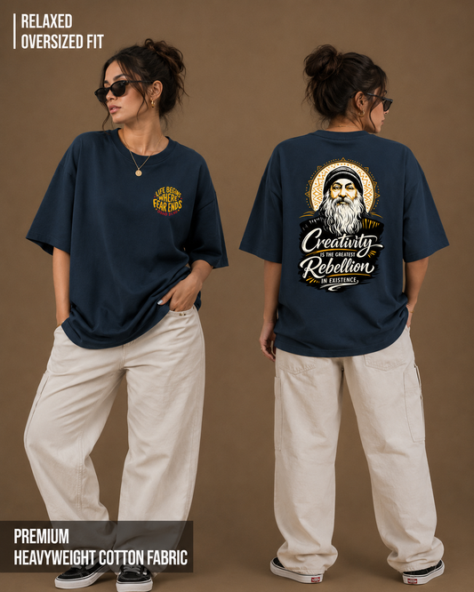 Osho: Creative Rebellion | Unisex Oversized Classic T-Shirt