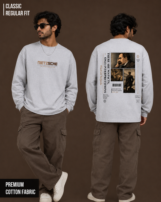 Nietzsche: Beyond Good & Evil | Men's Full Sleeve T-Shirt