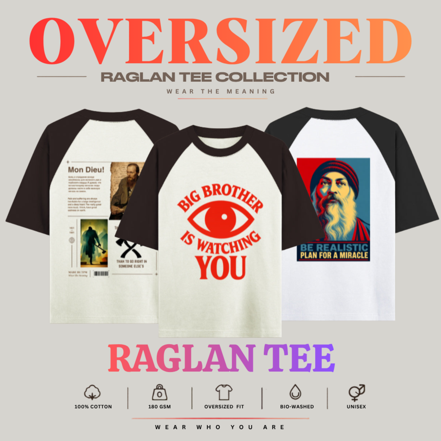 Oversized Raglan Tee