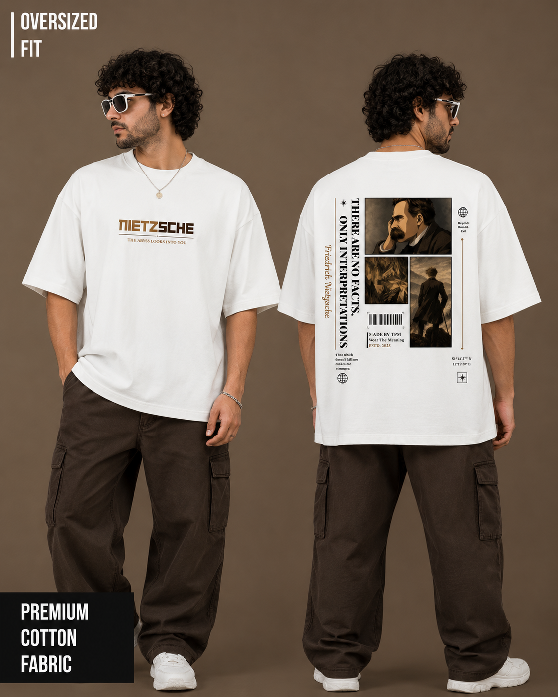 Nietzsche: Beyond Good & Evil | Unisex Oversized Classic T-Shirt