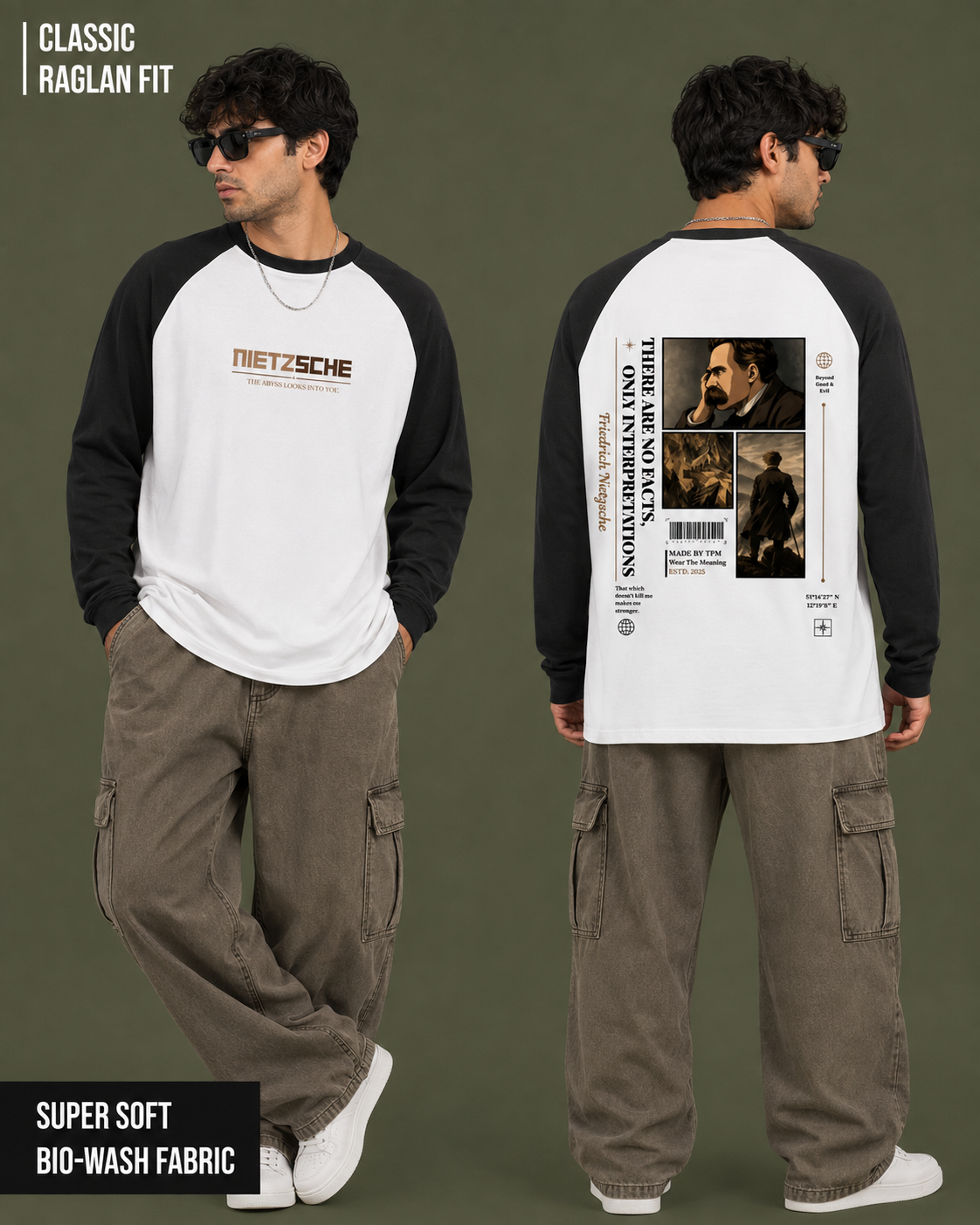 Nietzsche: Beyond Good & Evil | Unisex Raglan T-Shirt