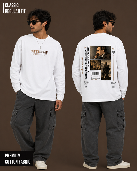 Nietzsche: Beyond Good & Evil | Men's Full Sleeve T-Shirt