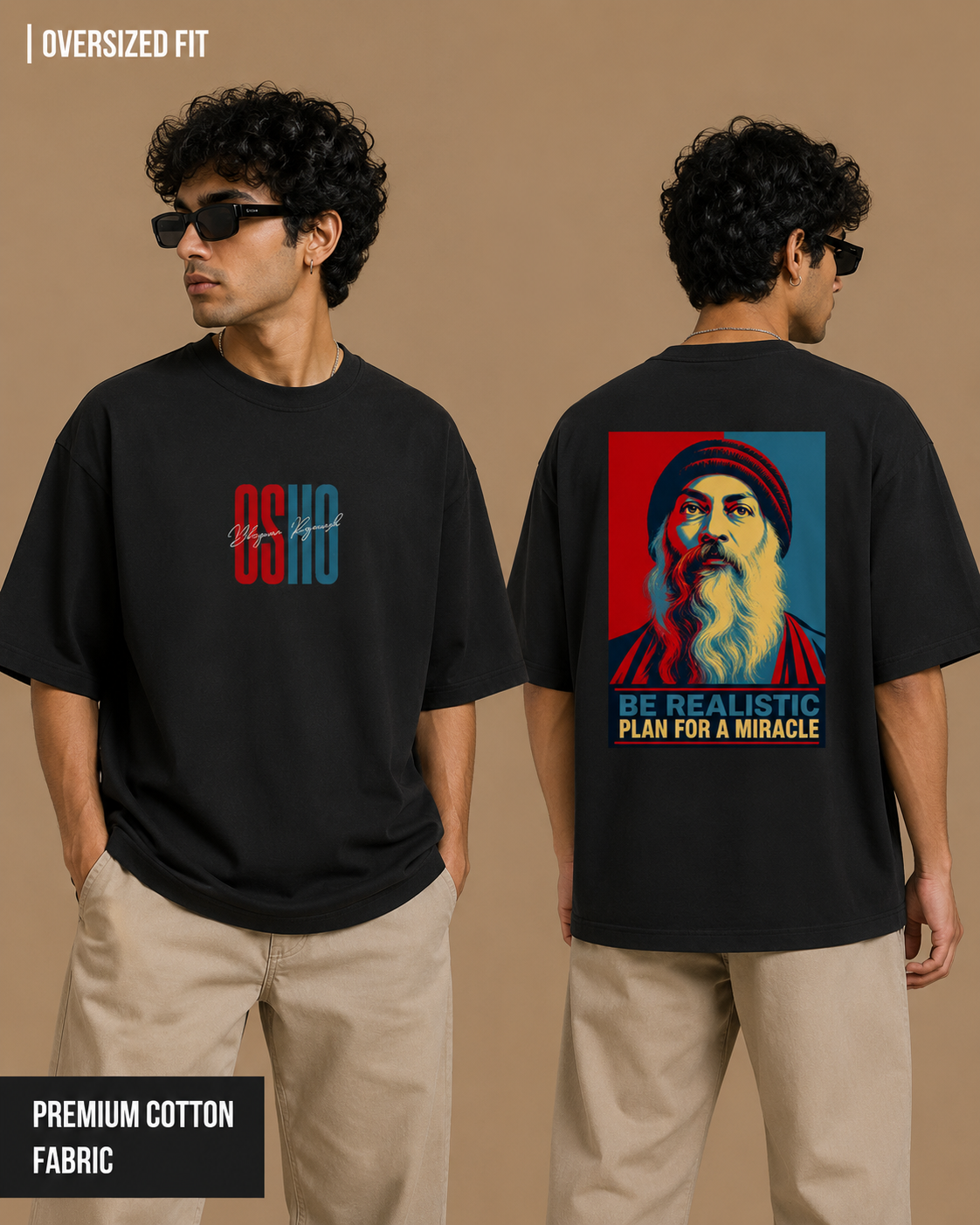 Osho: Plan for a Miracle | Unisex Oversized Classic T-Shirt