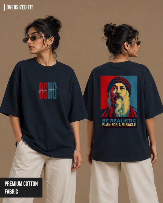 Osho: Plan for a Miracle | Unisex Oversized Classic T-Shirt