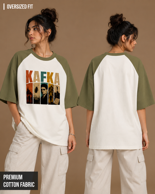 Kafka: The Metamorphosis | Unisex Oversized Raglan Tee