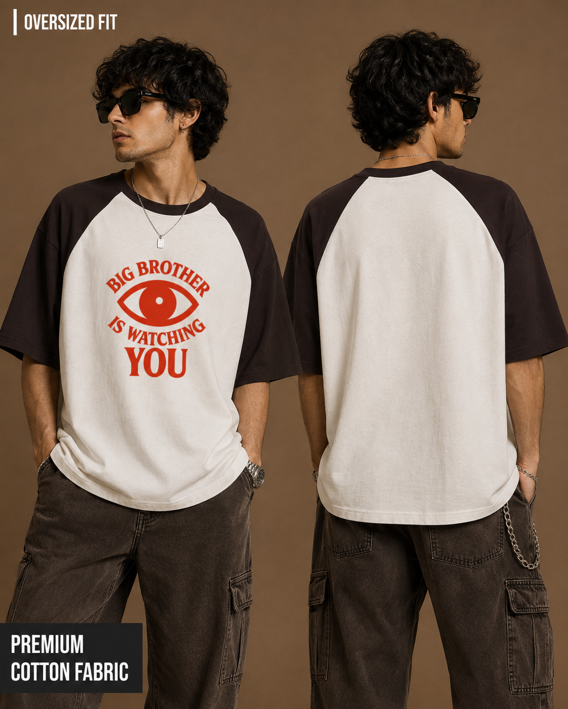 Big Brother is Watching You | Unisex Oversized Raglan Tee