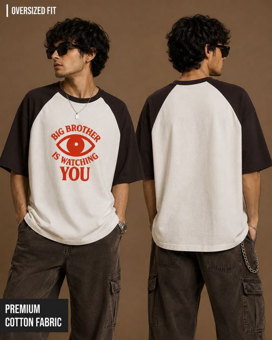 Big Brother is Watching You | Unisex Oversized Raglan Tee