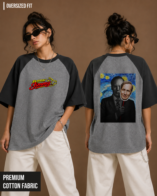 Slippin' Jimmy | Unisex Oversized Raglan Tee