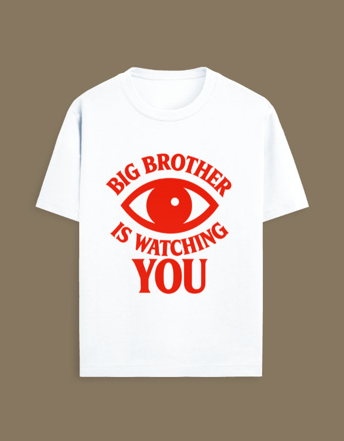 George Orwell 1984 "Big Brother is Watching You" T-Shirt | Dystopian Literature Apparel | Unisex Standard Crew T-Shirt