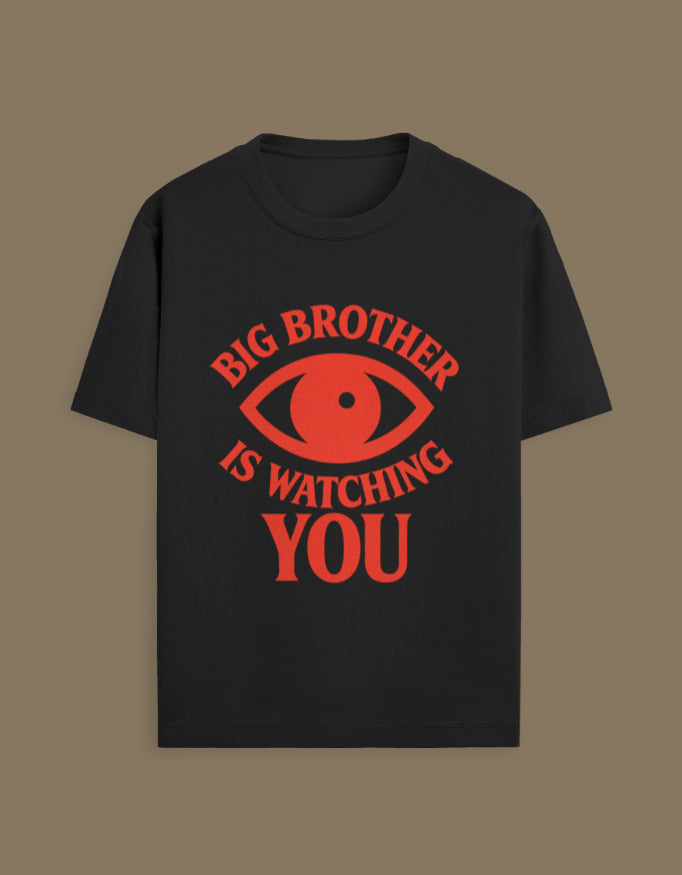 George Orwell 1984 "Big Brother is Watching You" T-Shirt | Dystopian Literature Apparel | Unisex Standard Crew T-Shirt