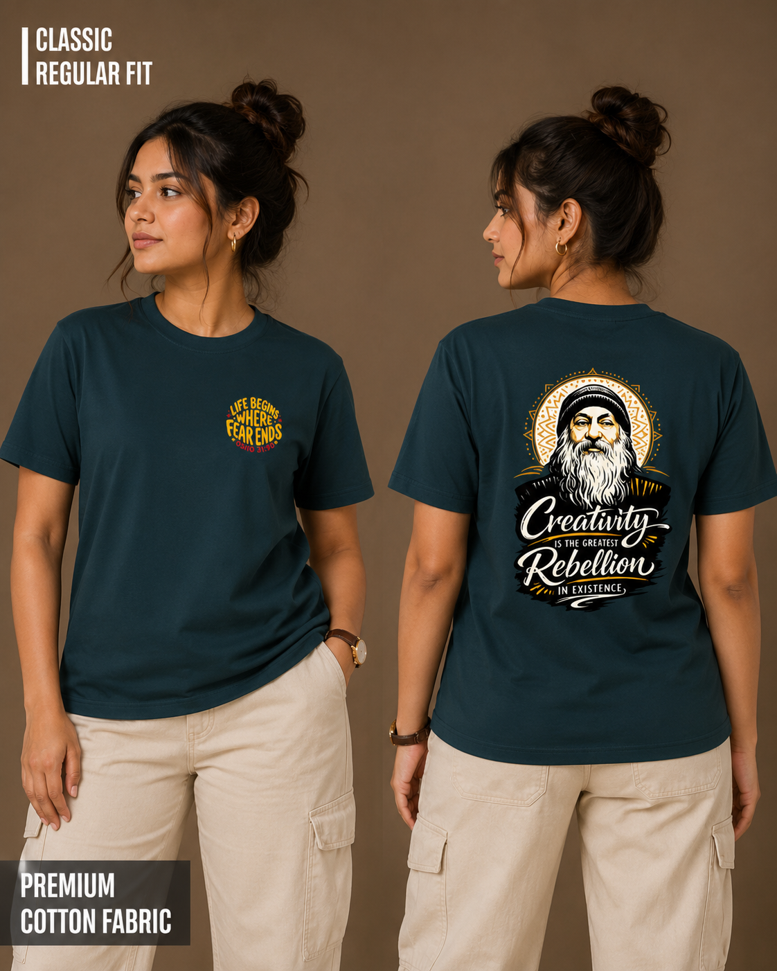 Osho: Creative Rebellion | Unisex Classic Crew T-Shirt