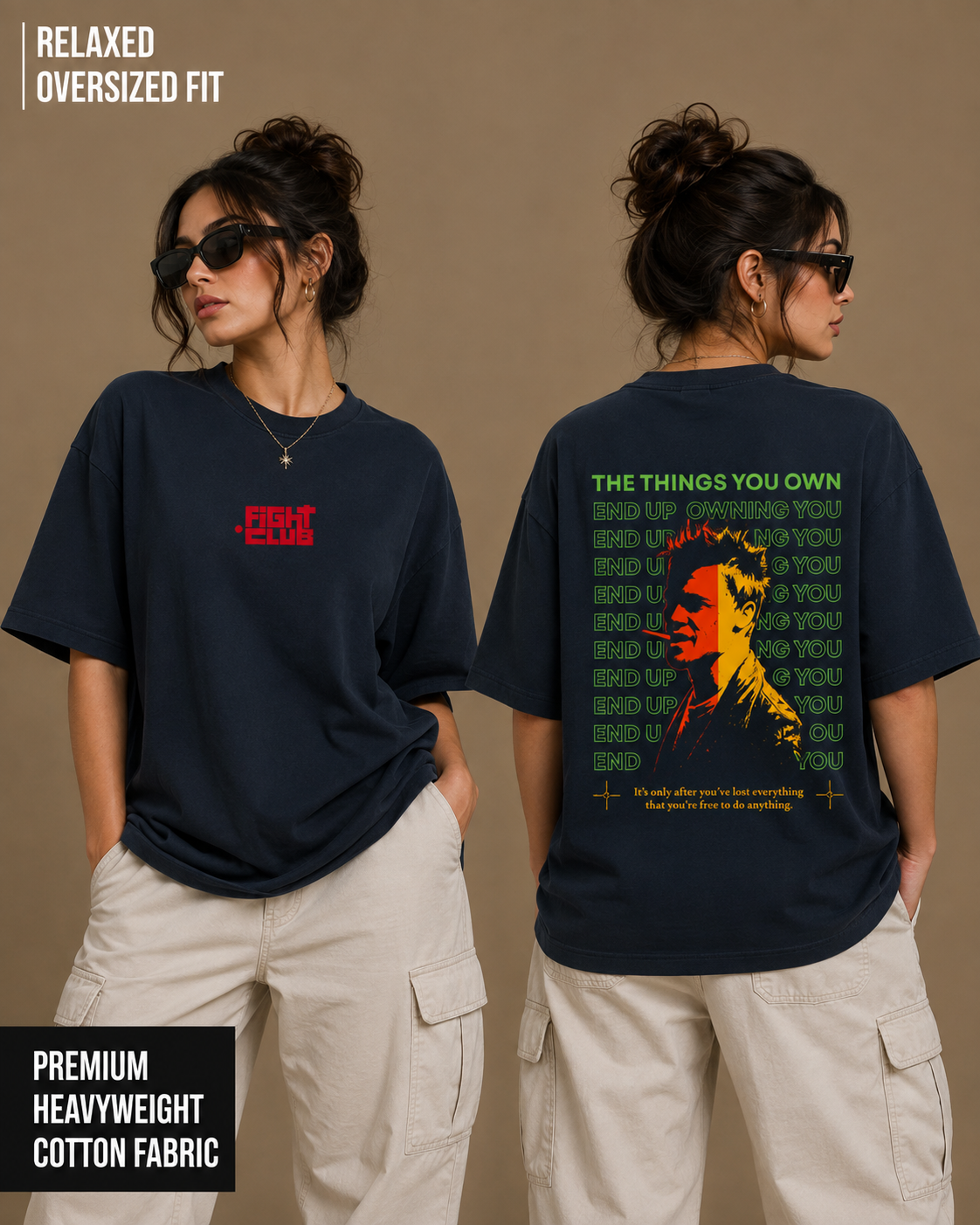 Fight Club: Own Nothing | Unisex Oversized Classic T-Shirt