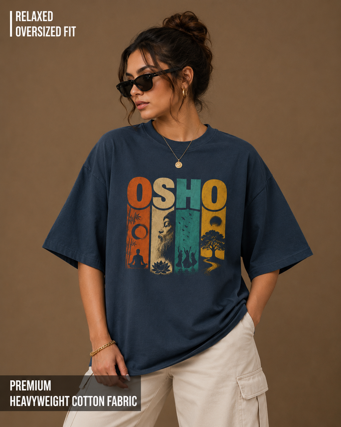 Osho: The Mystic | Unisex Oversized Classic T-Shirt
