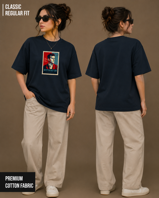 Wittgenstein Stamp Graphic | Unisex Classic Crew T-Shirt