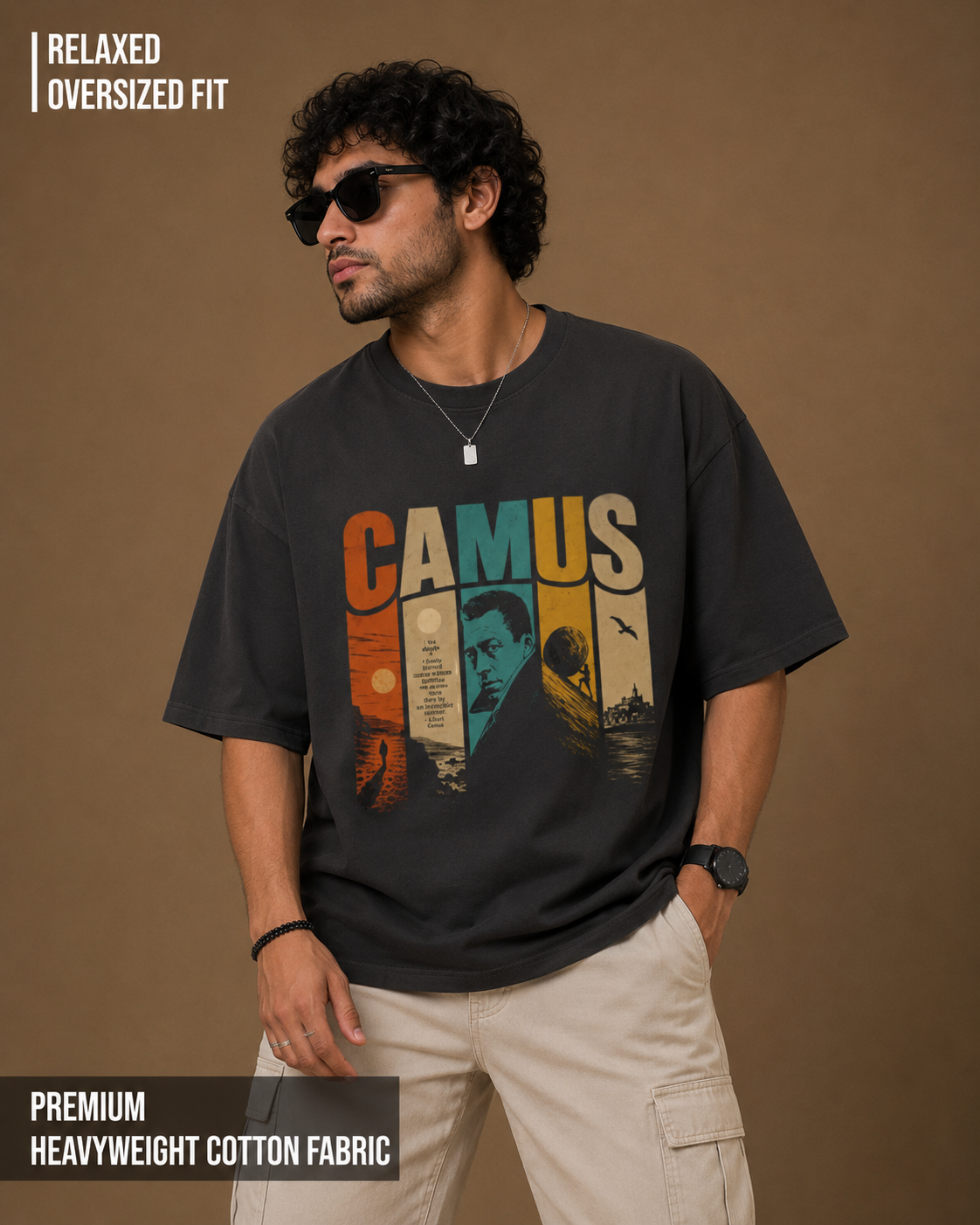 Camus: The Absurdist | Unisex Oversized Classic T-Shirt